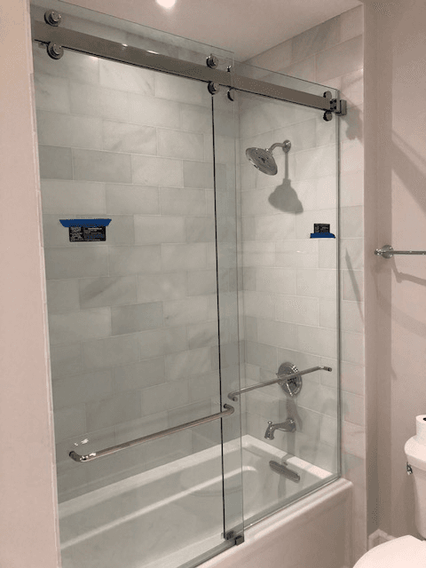 Cambridge Series Shower - Cambridge & Serenity Showers project by Custom Glass Works