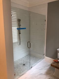 Frameless - Frameless Showers project by Custom Glass Works