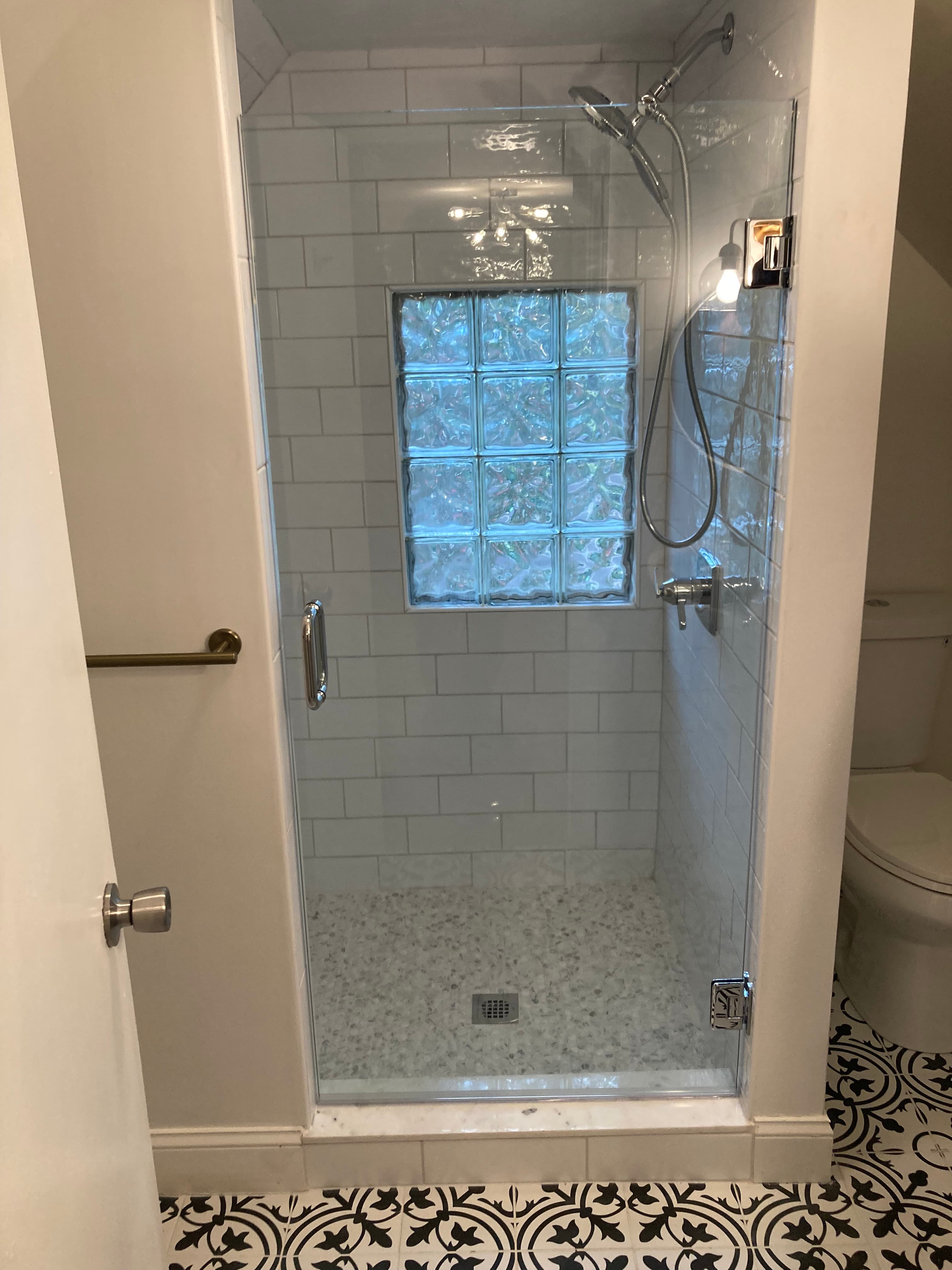 Frameless - Frameless Showers project by Custom Glass Works