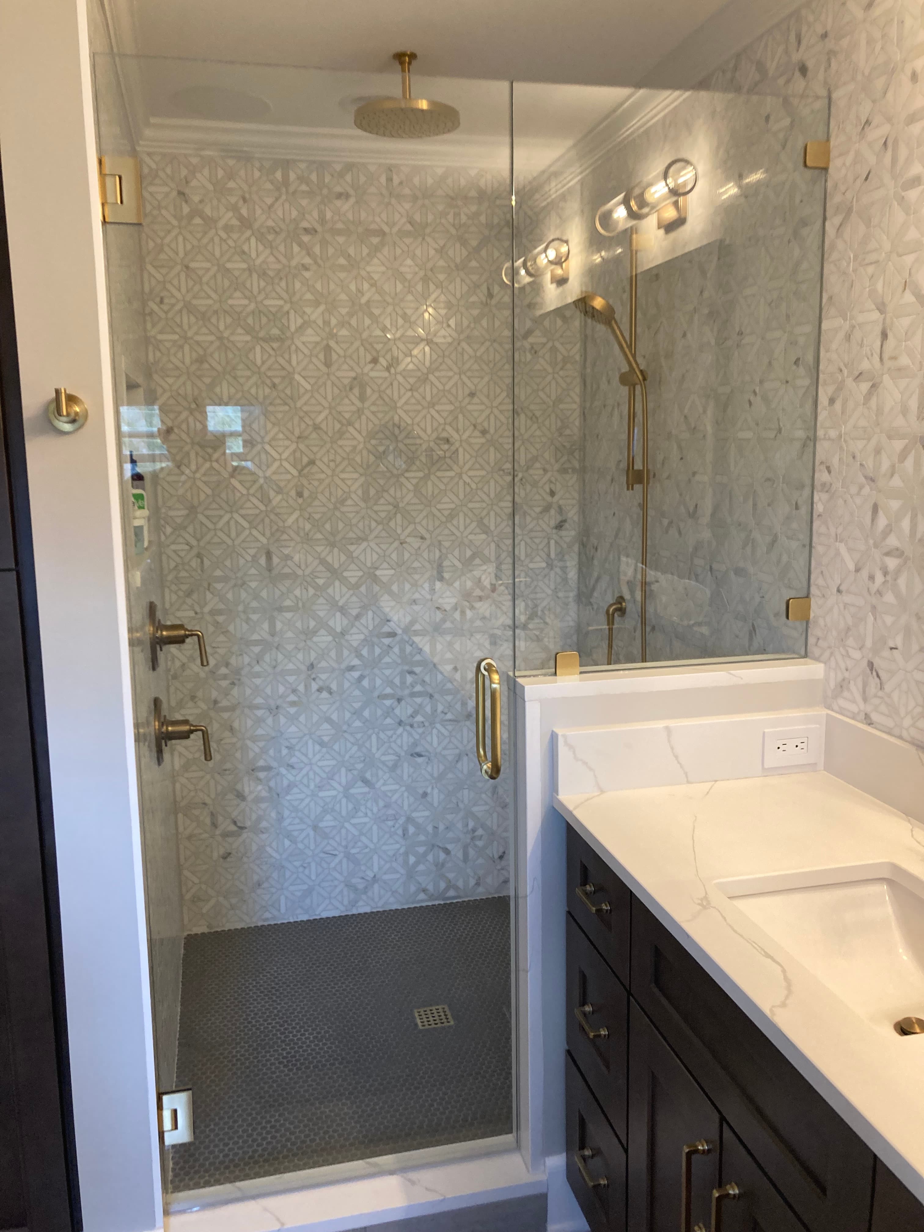 Frameless - Frameless Showers project by Custom Glass Works