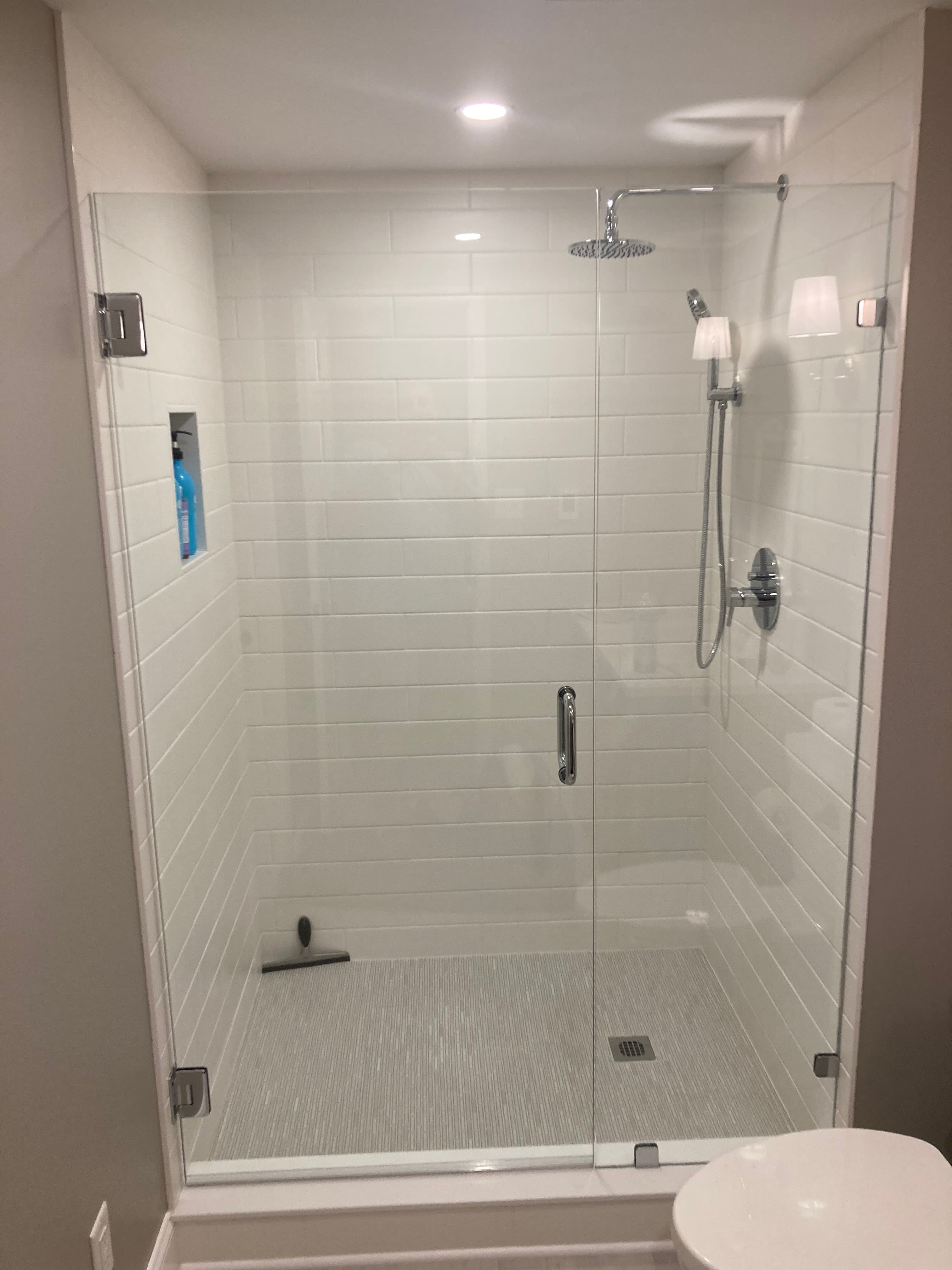 Frameless - Frameless Showers project by Custom Glass Works
