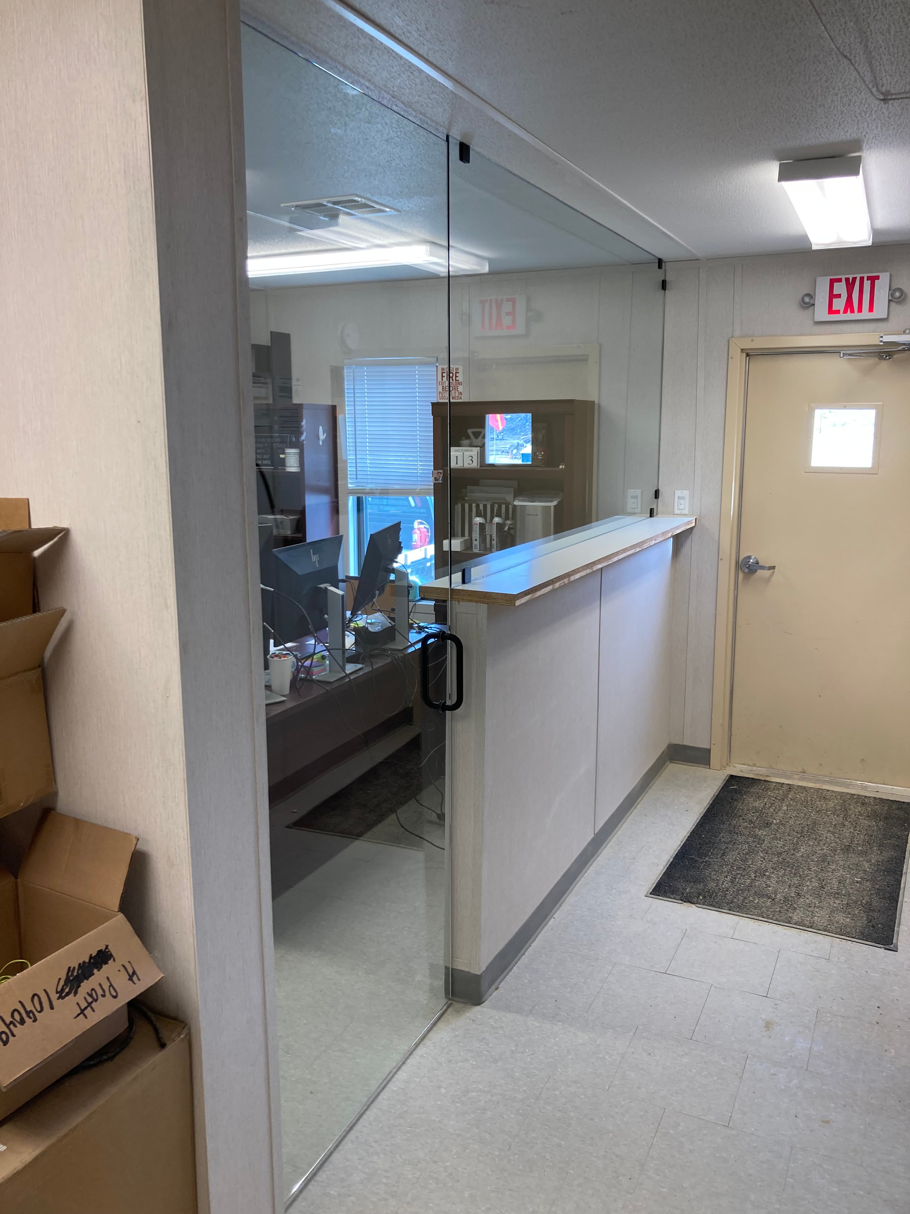 Office Interior - Office Interior & Glass Railing project by Custom Glass Works
