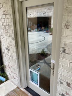PetDoor1 - Pet Doors project by Custom Glass Works