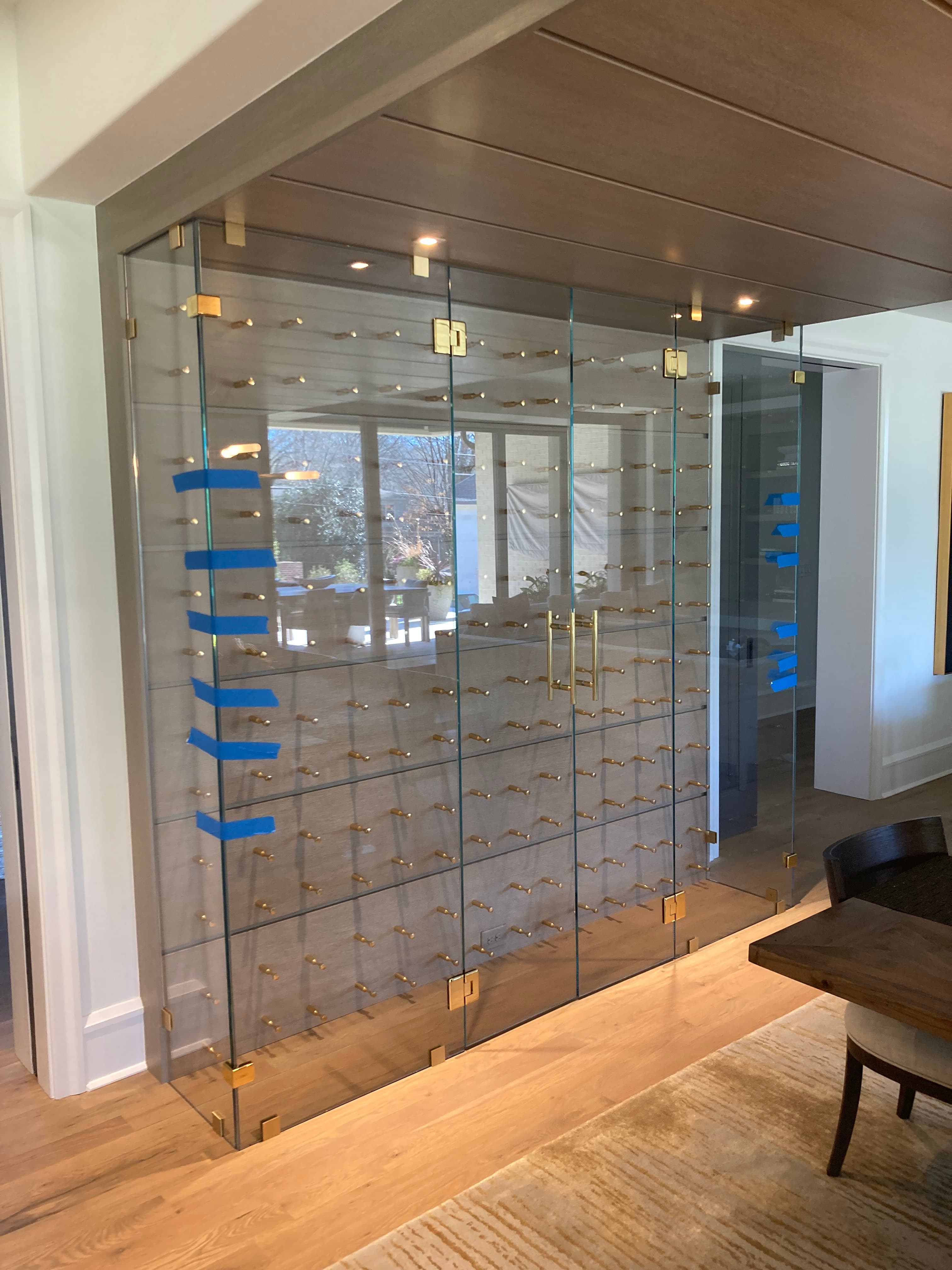 Wine Enclosure - Wine Enclosures project by Custom Glass Works